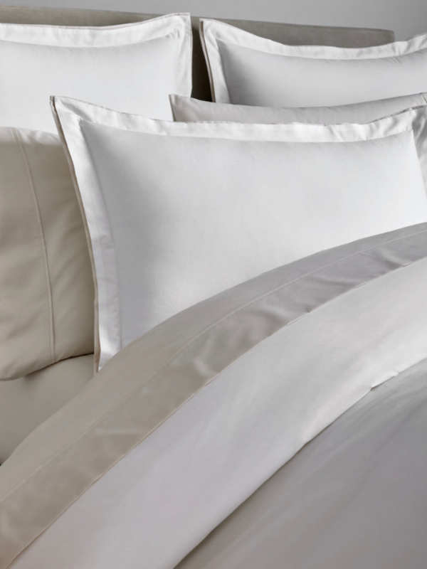 Willow Duvet Cover Set - Turkish Silver/Signature White / Queen